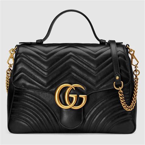 gucci marmont medium top handle|gg marmont medium shoulder bag.